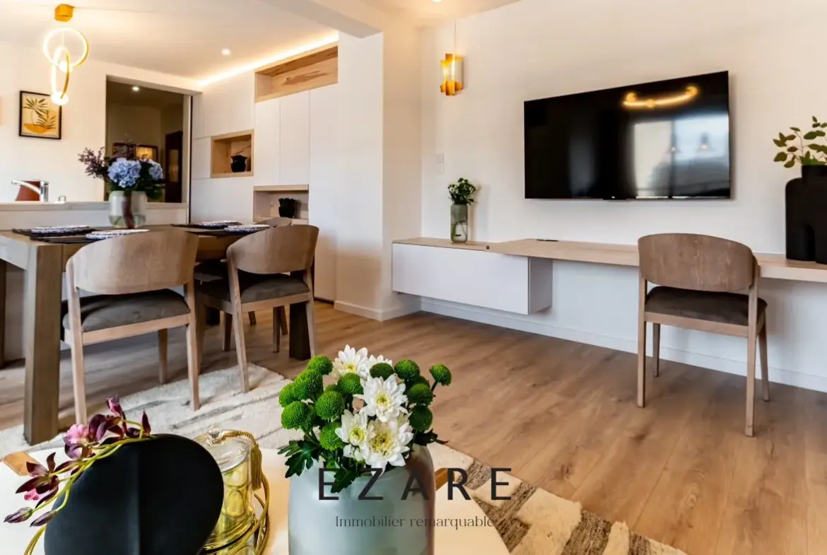 Appartement rénové 53,8 m² à Dijon - Vendu meublé 