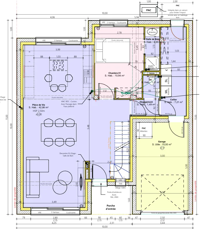 Terrain à bâtir de 336 m² en plein cœur de Châteaugiron 