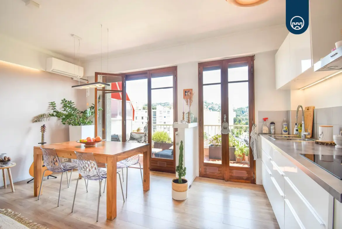 À vendre : Appartement 3 pièces lumineux à Nice St Sylvestre 