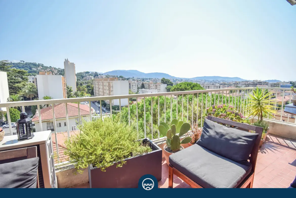 À vendre : Appartement 3 pièces lumineux à Nice St Sylvestre 