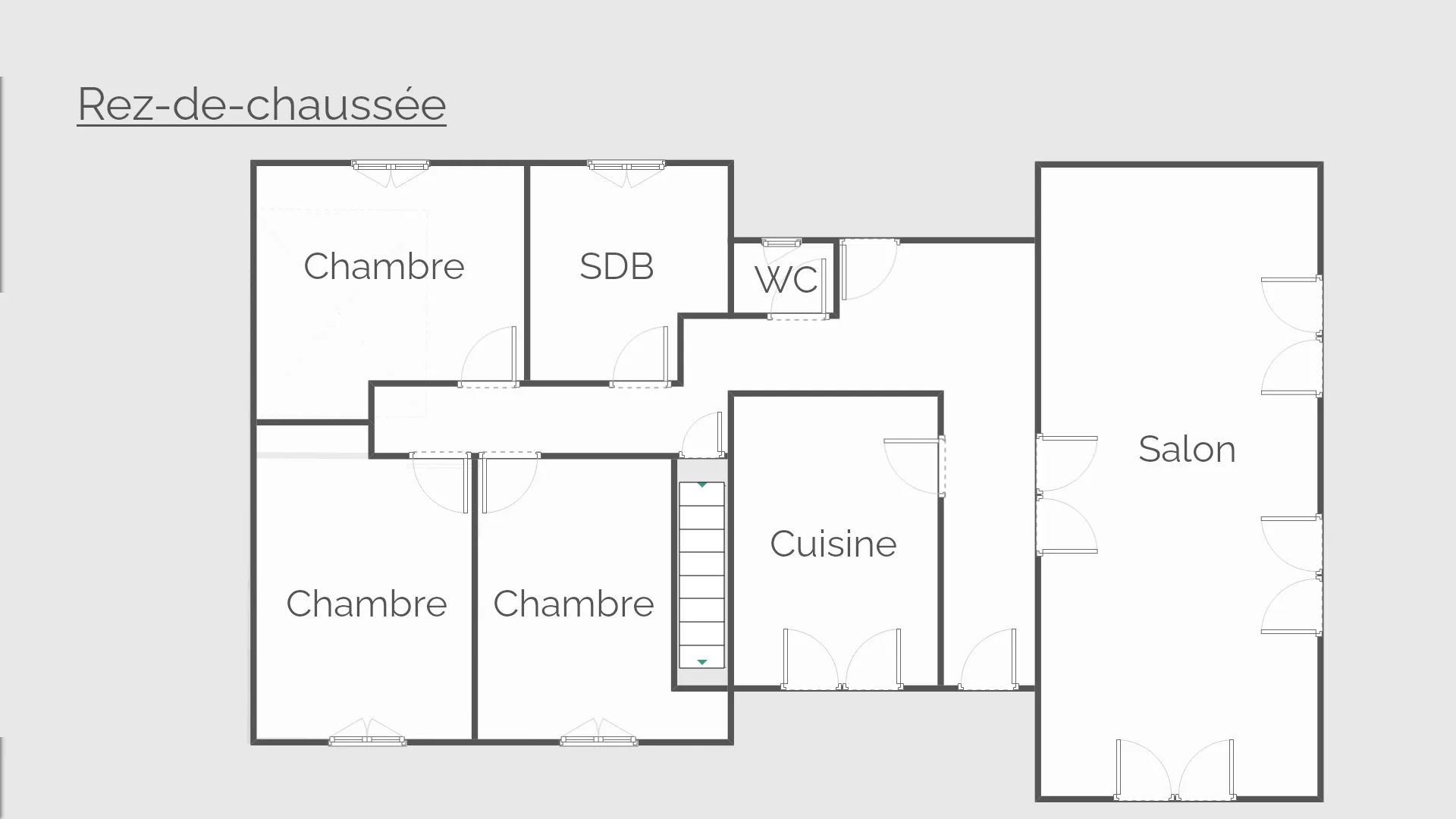 Maison T4 à rafraîchir avec jardin de 1500 m2 à Saint-Savinien 