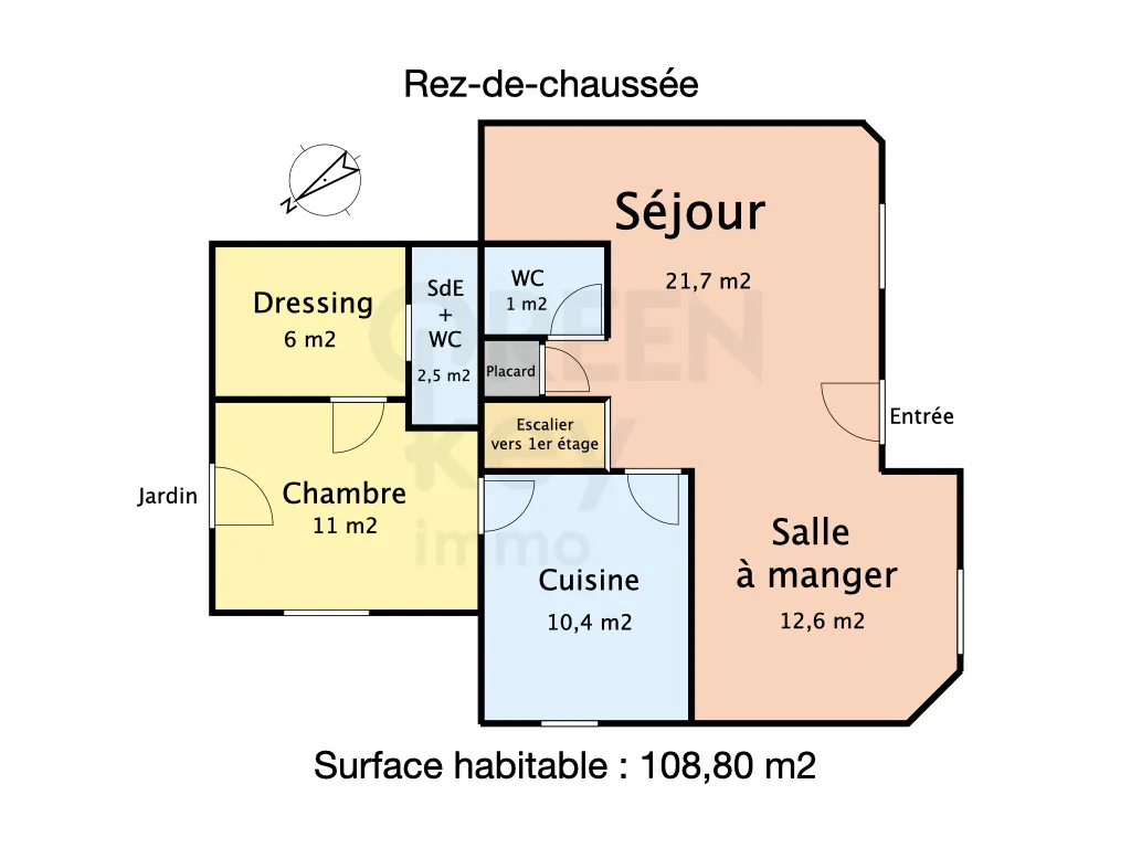 Maison à vendre à Bléneau (89220) - 5 pièces et 110 m2 