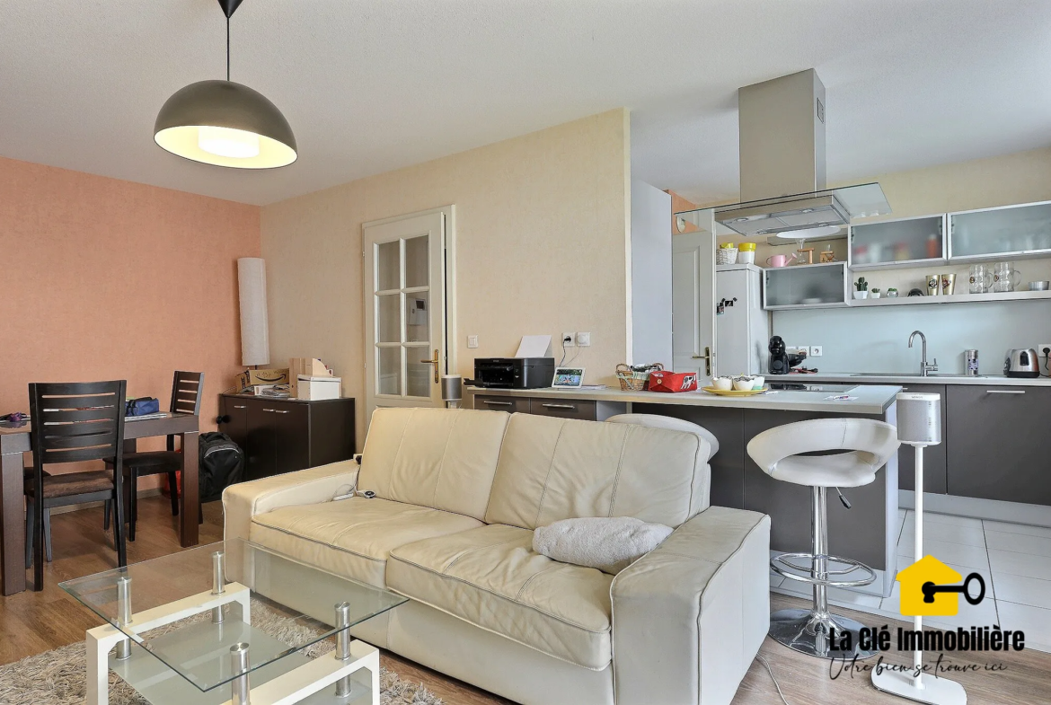 À vendre : Appartement 3 pièces lumineux à Huningue 