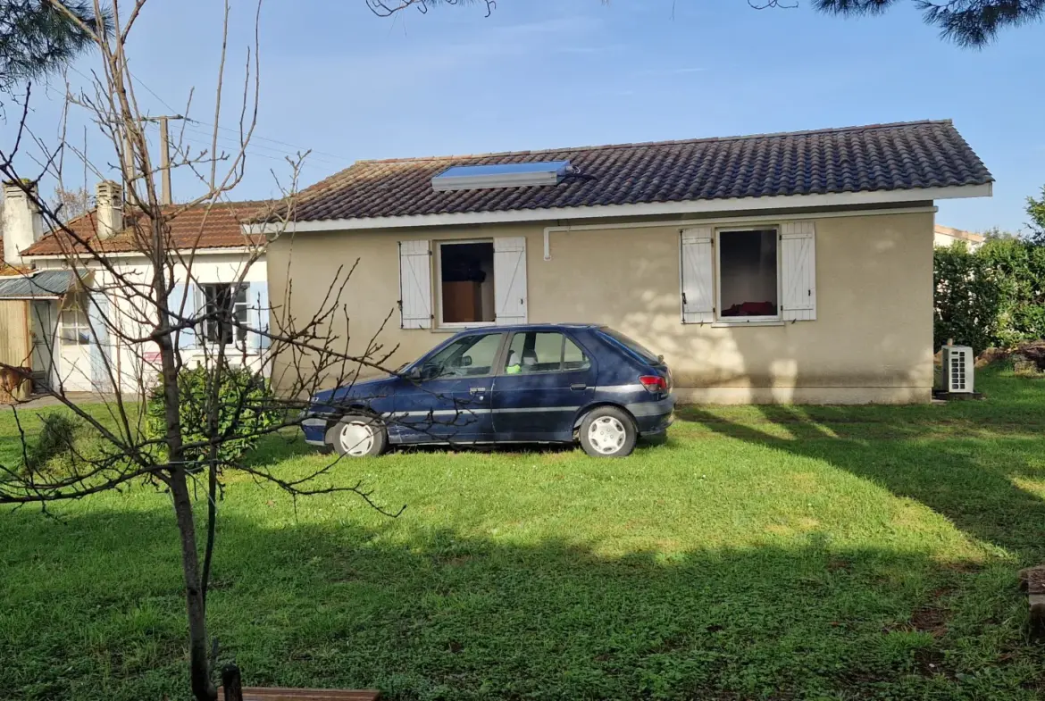 Maison de plain-pied T4 avec jardin à Margaux-Cantenac 