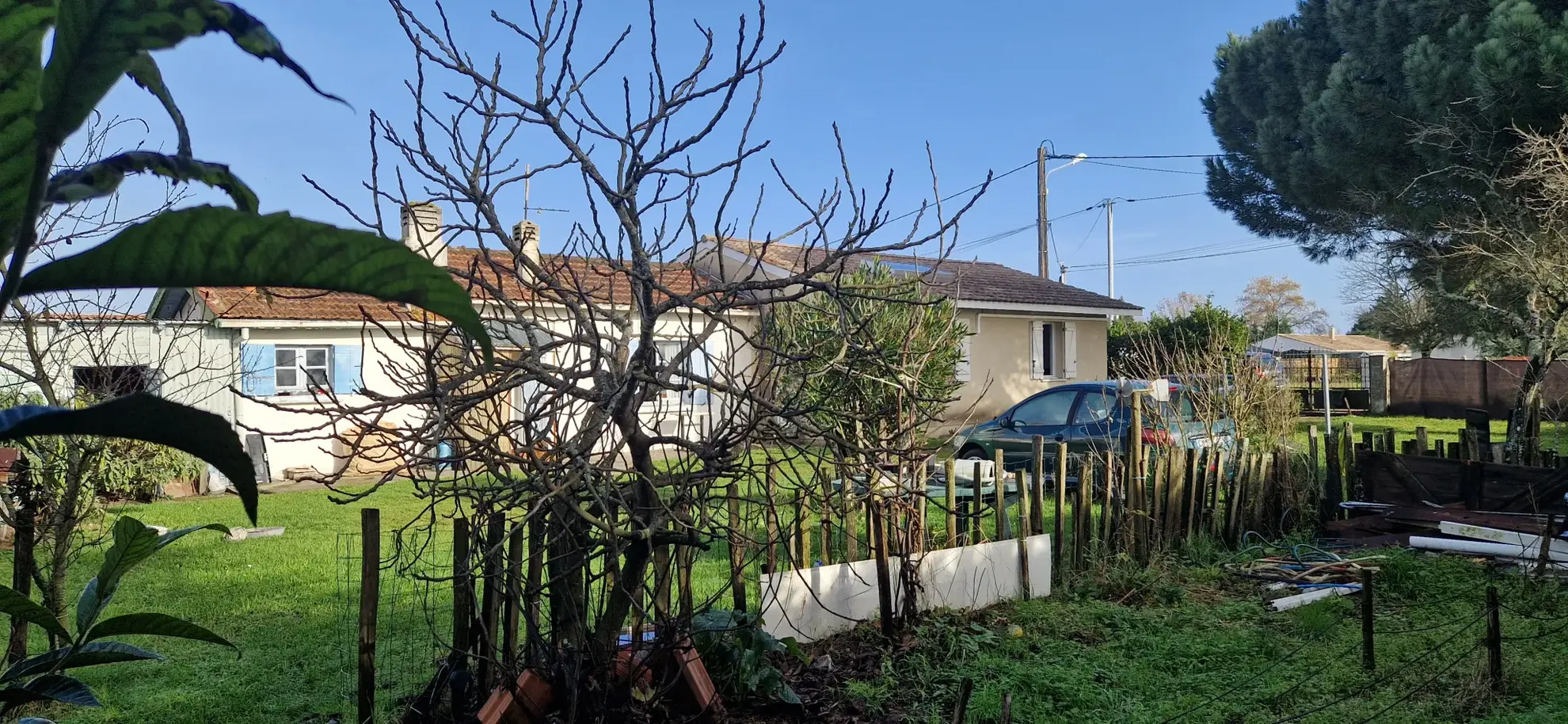 Maison de plain-pied T4 avec jardin à Margaux-Cantenac 