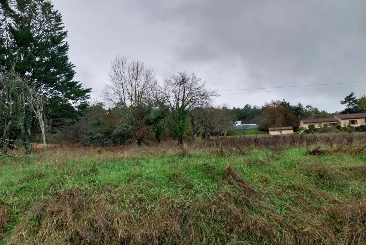 Terrain constructible de 2310 m² à Château L'Évêque 