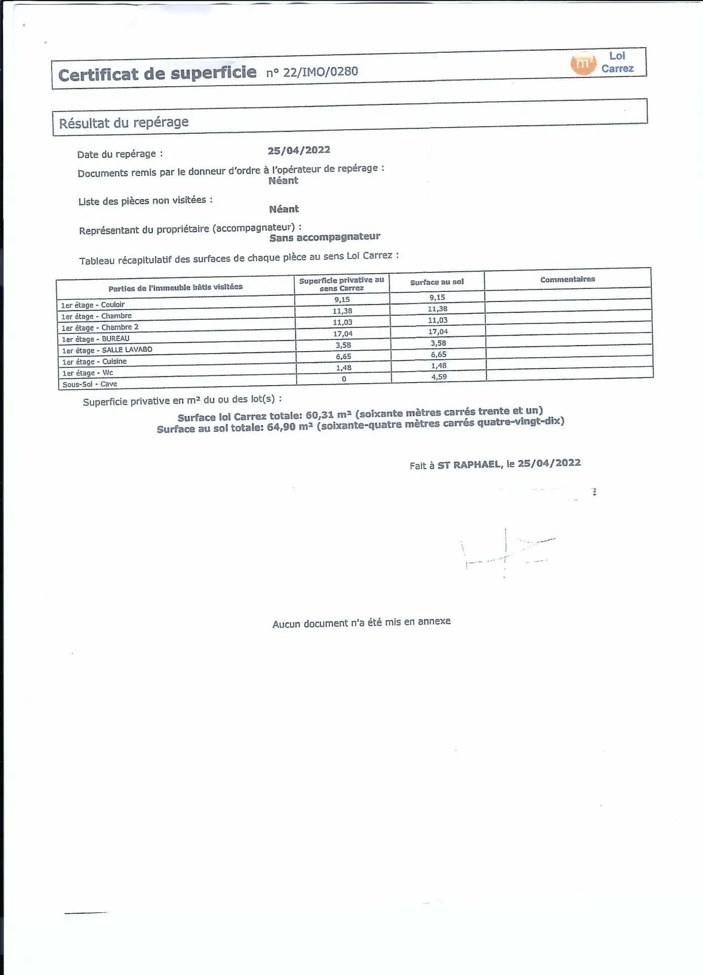 Appartement à vendre de 60,31 m² à Saint-Raphaël 