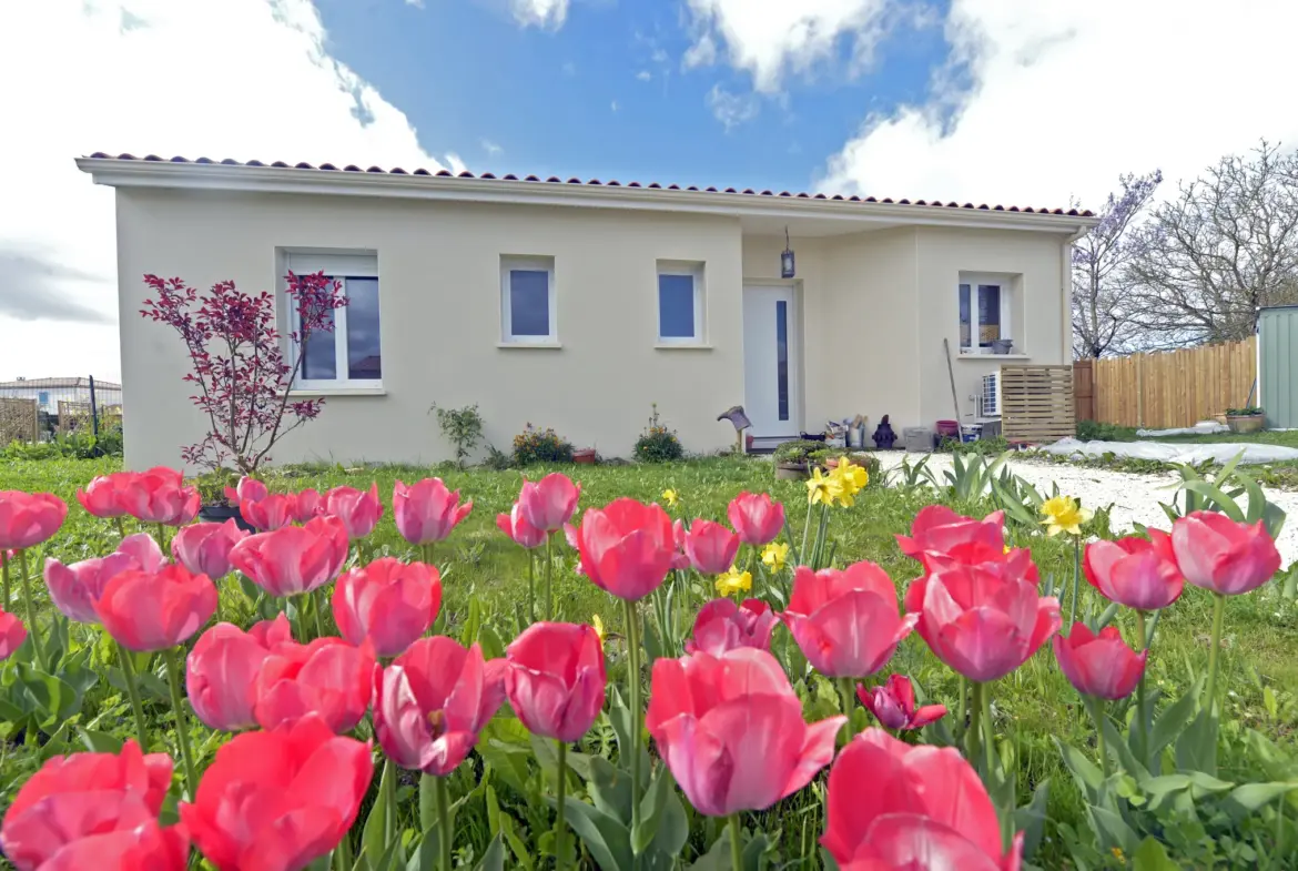 Maison neuve à Semussac – 2 chambres avec jardin 