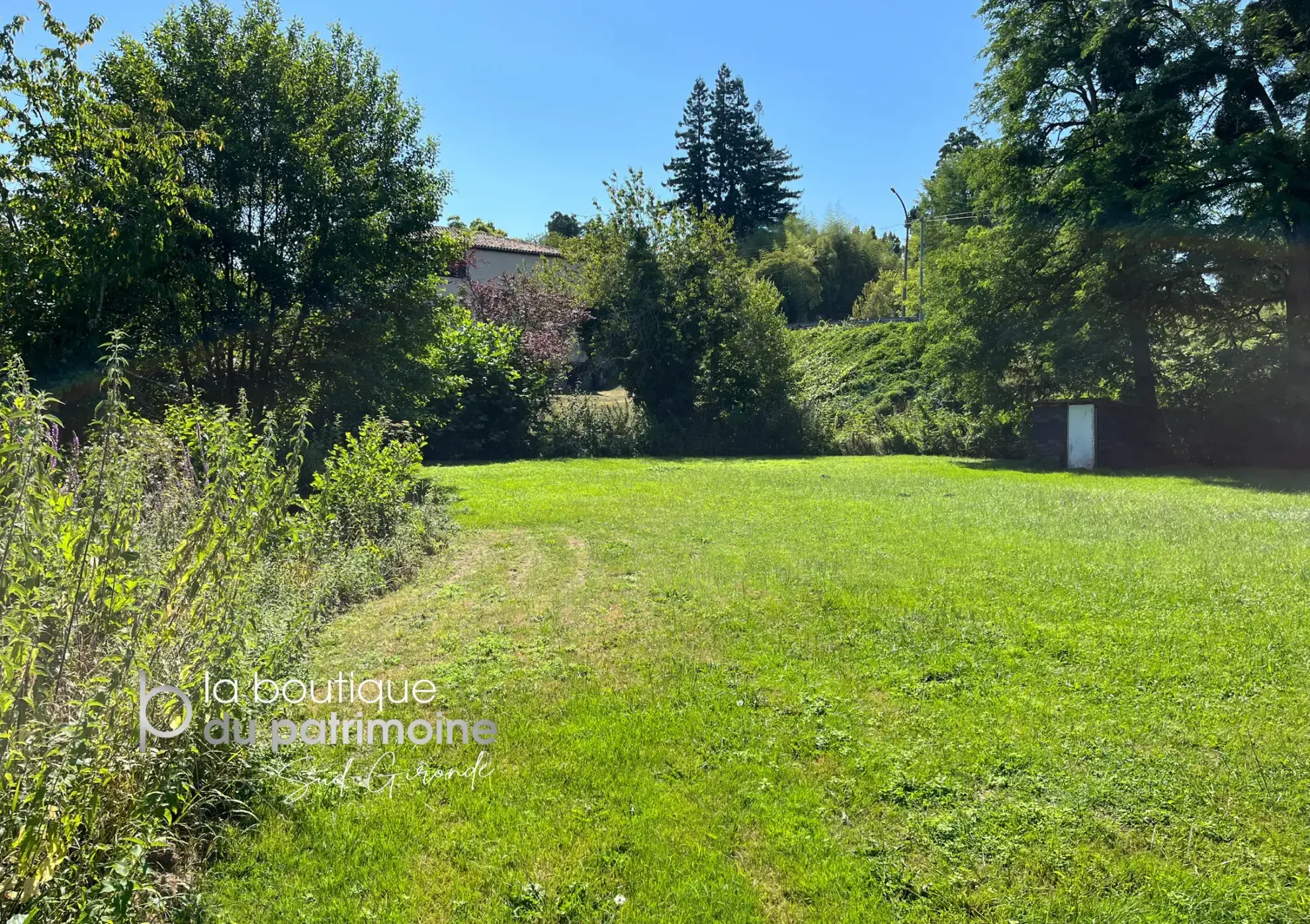 Terrain constructible de 2 635 m² à Bazas, vue cathédrale 