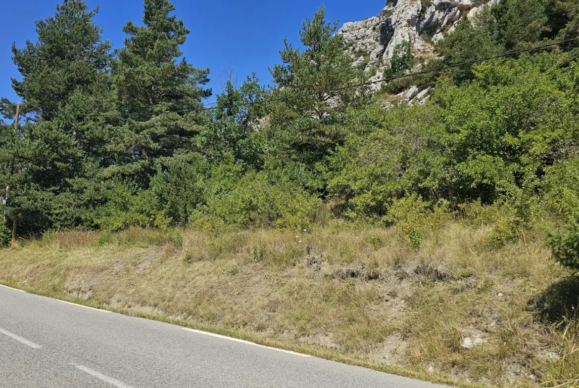 Terrain constructible avec vue panoramique sur la plaine de Caille à vendre 