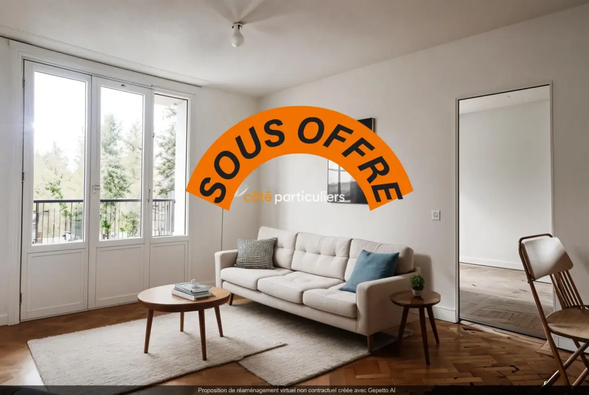 À vendre : Appartement T3 lumineux à Tours 