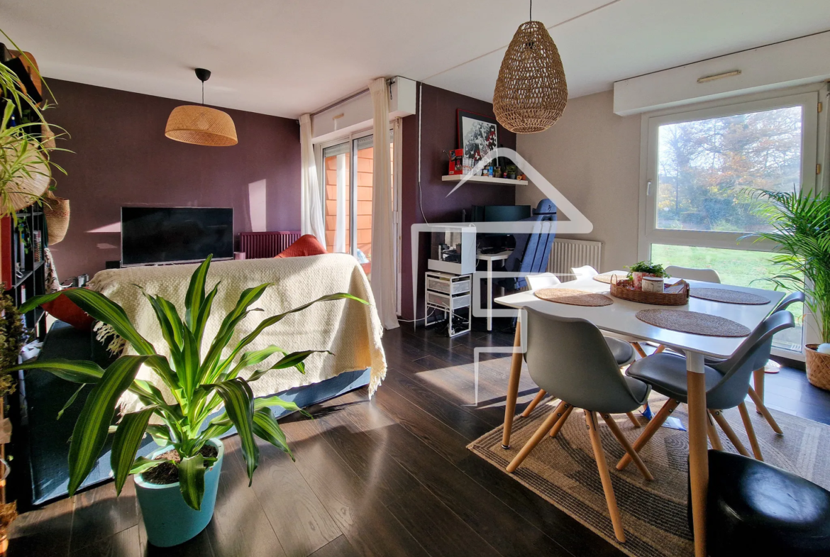 Vente Appartement T2 Nantes Eraudière avec Balcon et Stationnement 