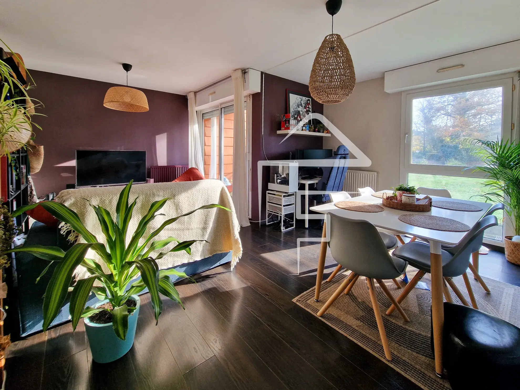 Vente Appartement T2 Nantes Eraudière avec Balcon et Stationnement 