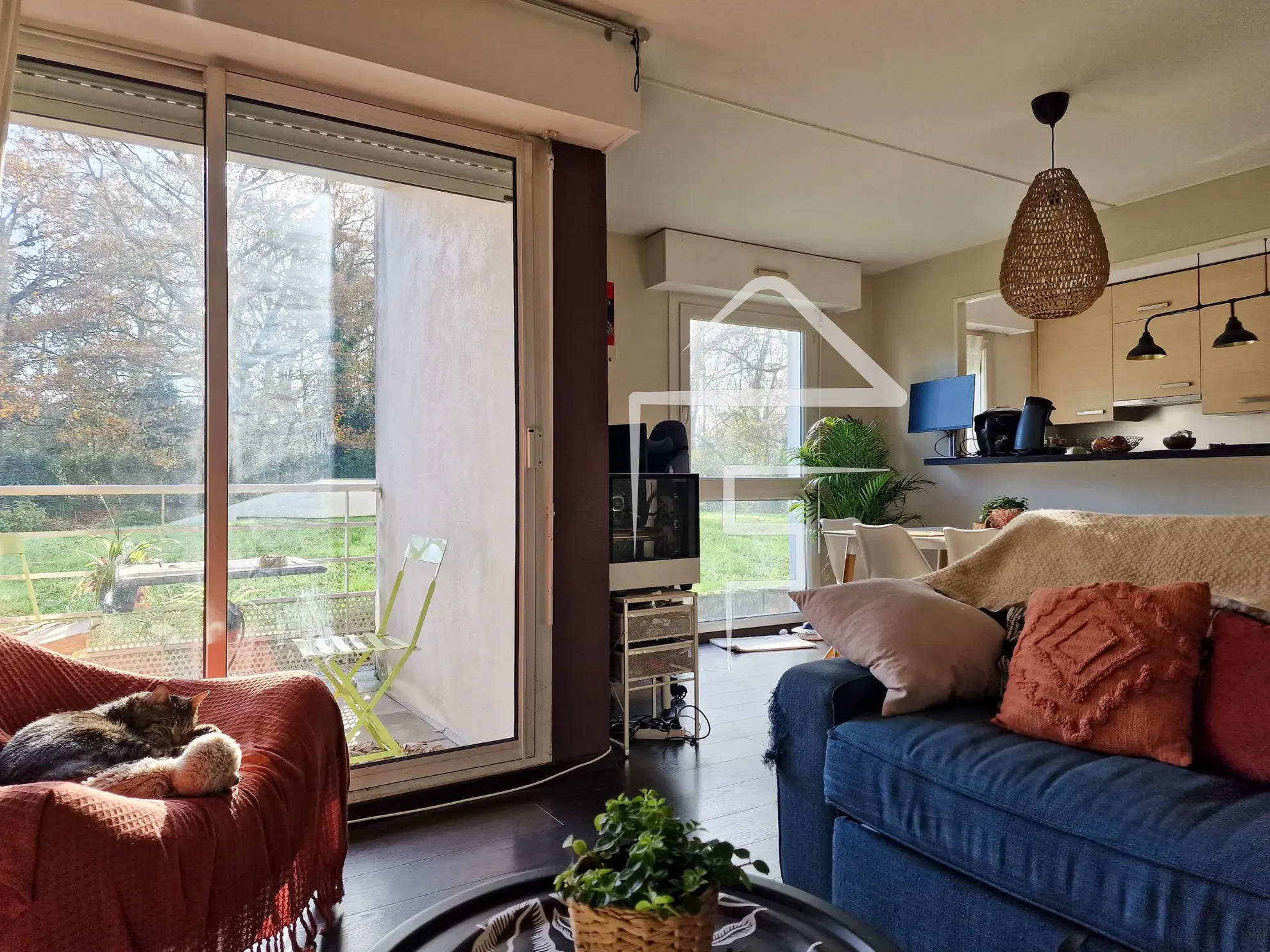 Vente Appartement T2 Nantes Eraudière avec Balcon et Stationnement 