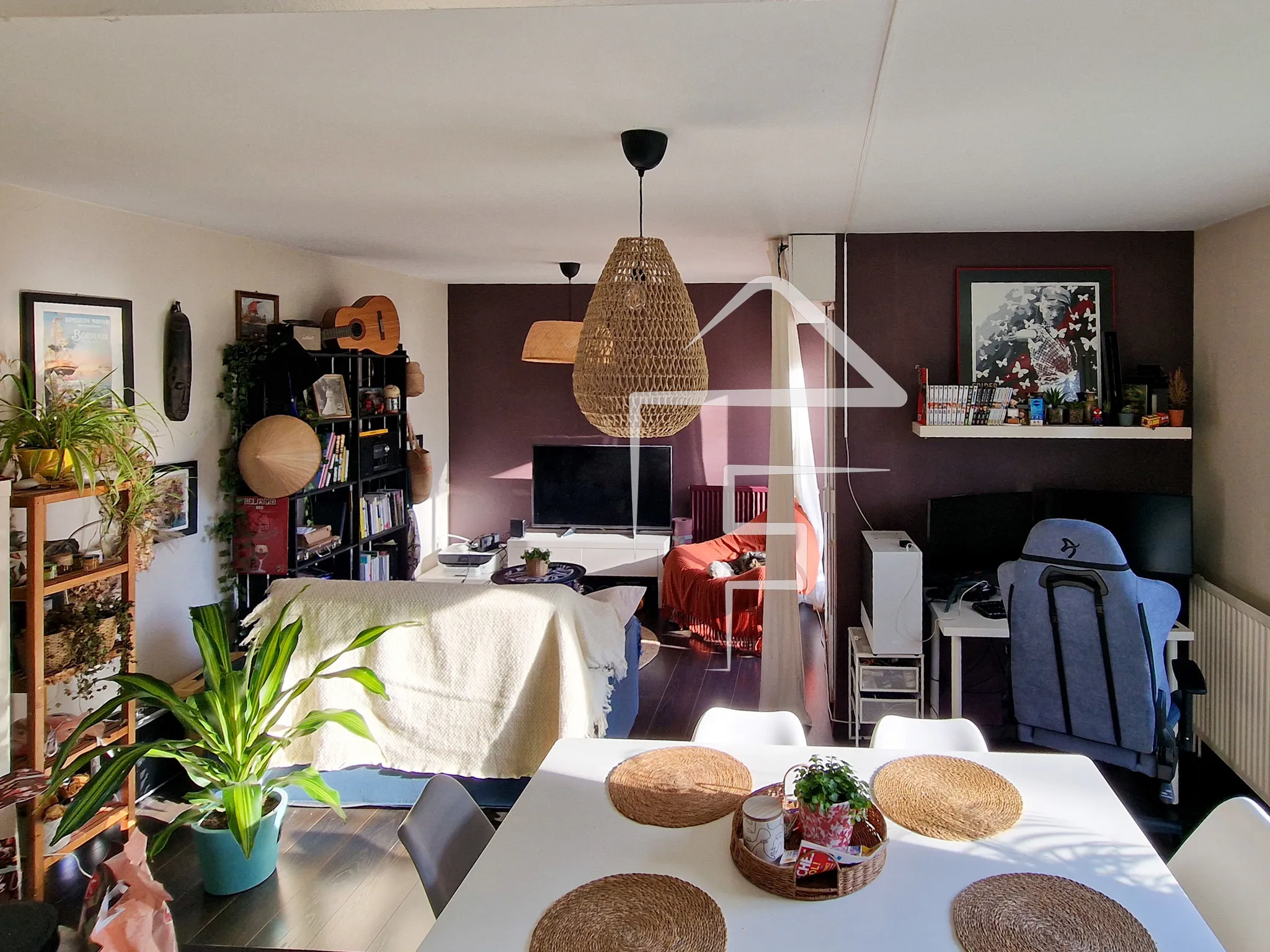 Vente Appartement T2 Nantes Eraudière avec Balcon et Stationnement 