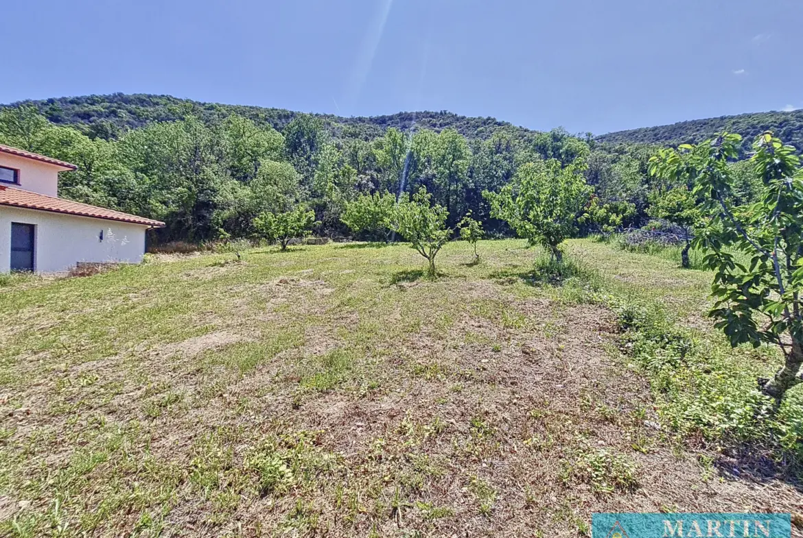 Terrain à bâtir 4 faces avec vue dégagée à Céret 