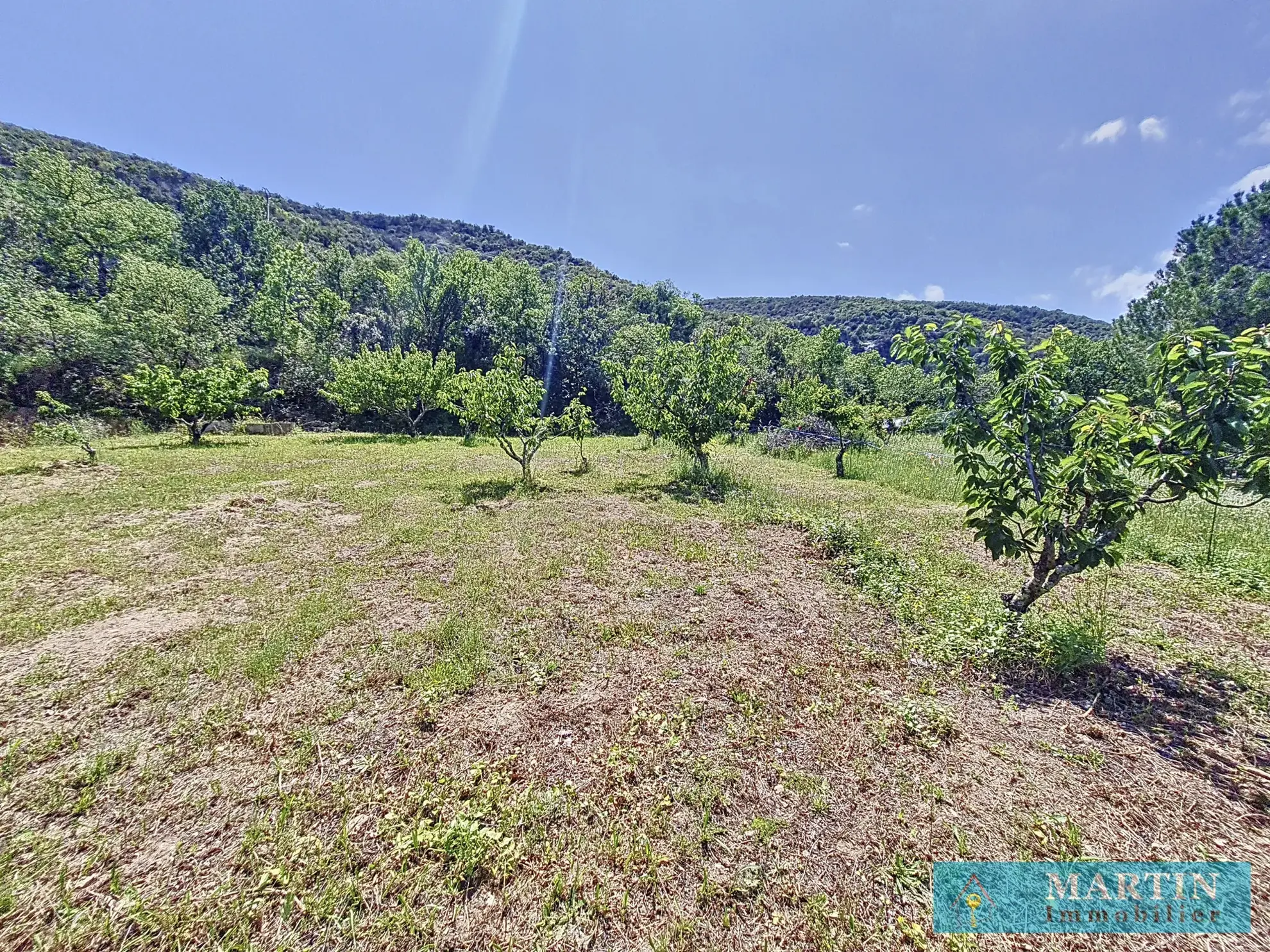 Terrain à bâtir 4 faces avec vue dégagée à Céret 