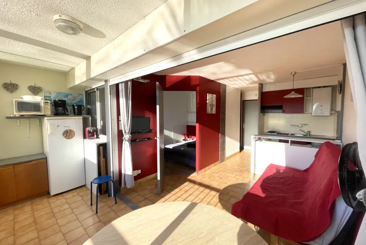 Appartement 2 pièces cabine au Cap d'Agde proche de la Plage Richelieu 