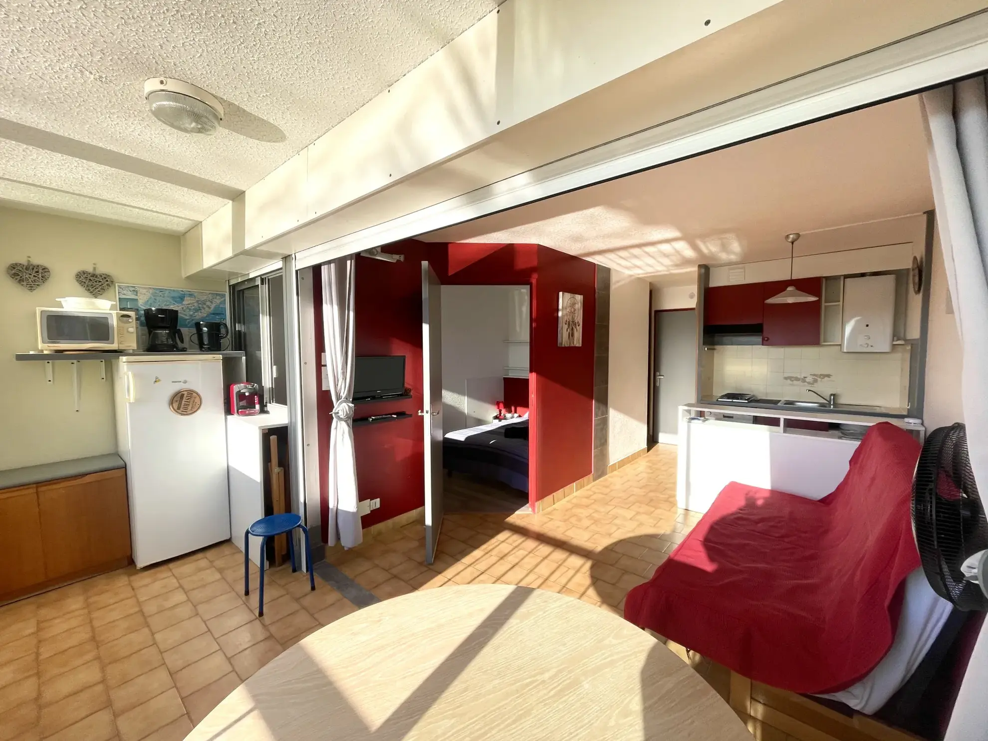 Appartement 2 pièces cabine au Cap d'Agde proche de la Plage Richelieu 