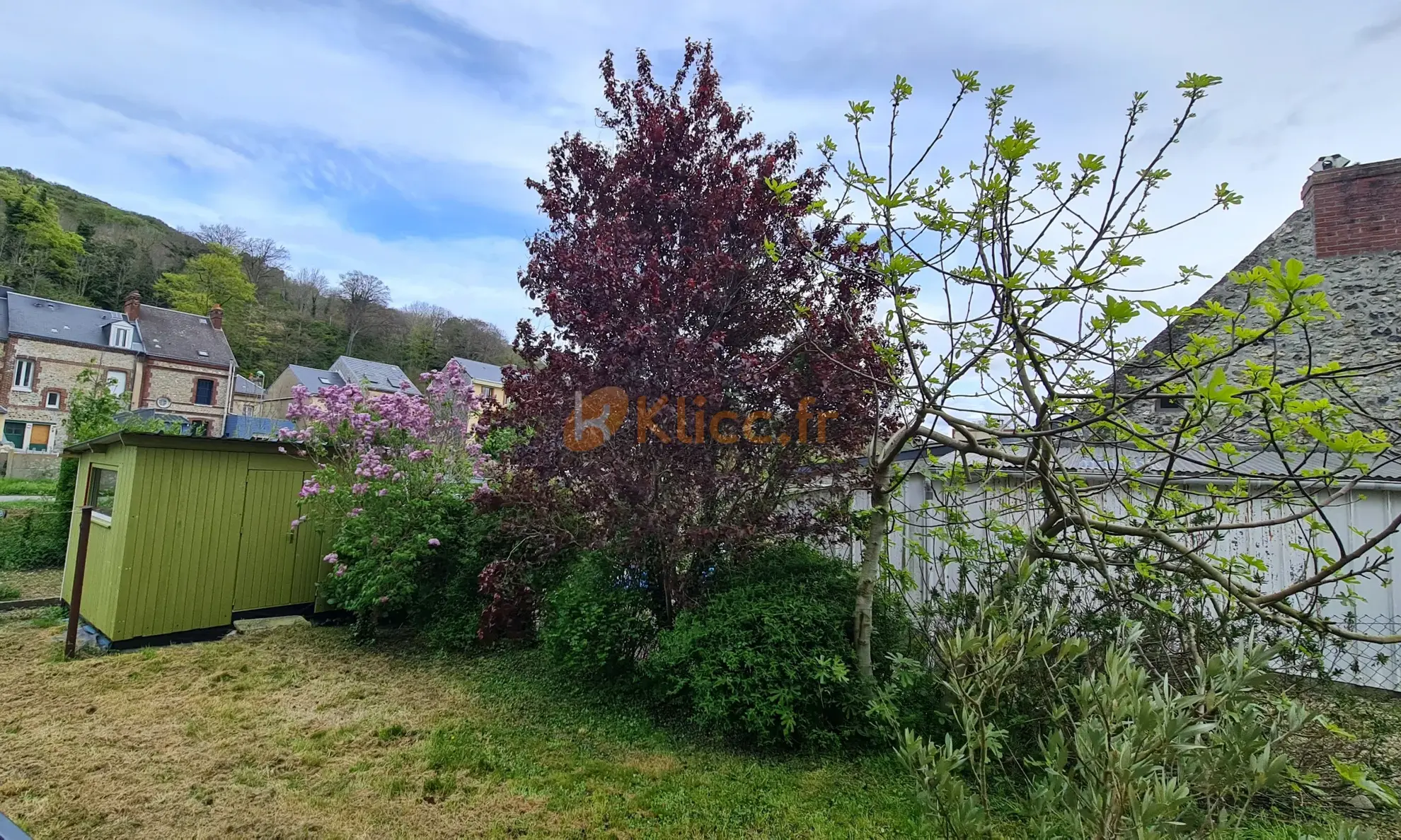 Maison brique et silex avec jardin à Fécamp à vendre 