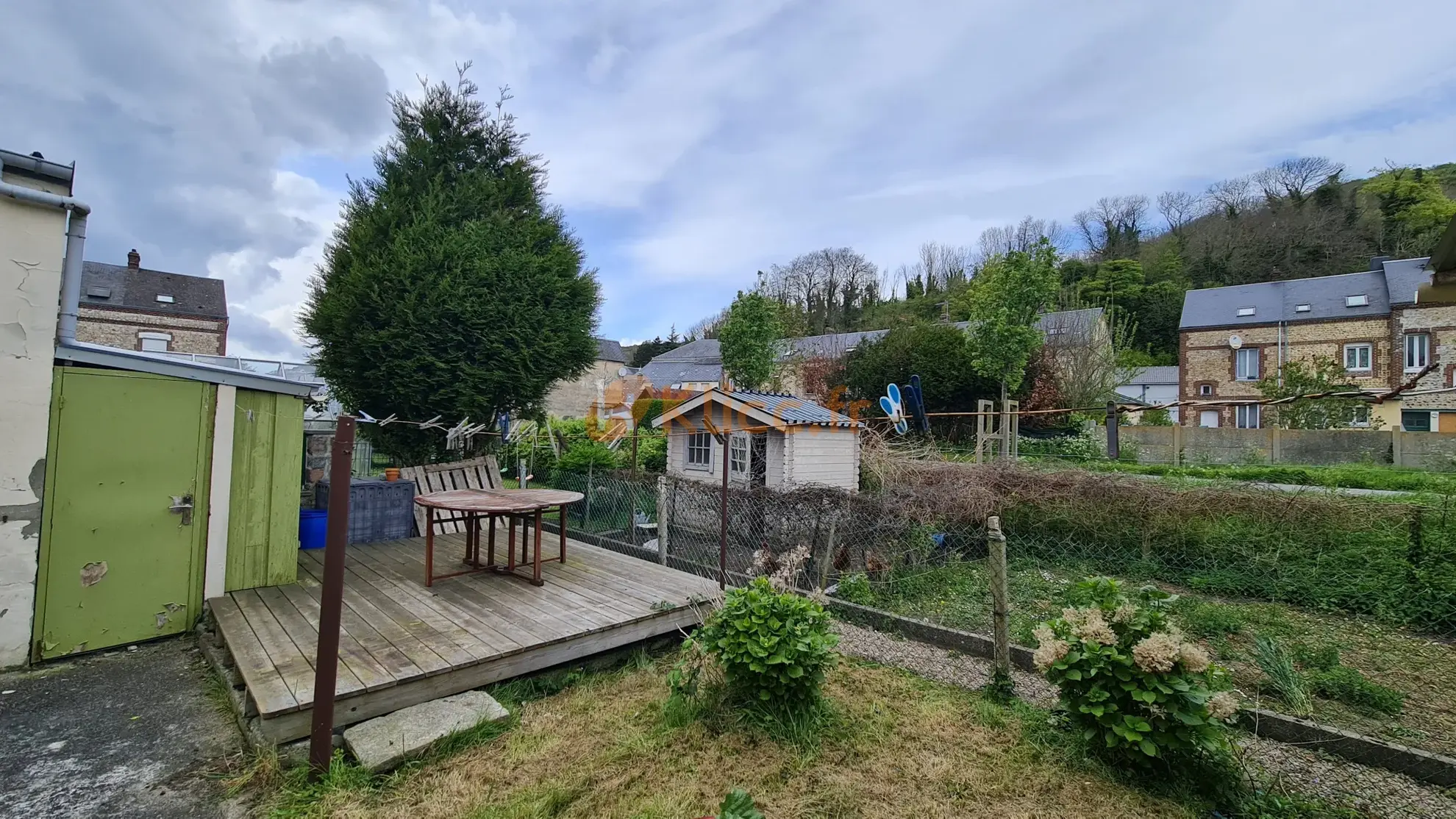 Maison brique et silex avec jardin à Fécamp à vendre 