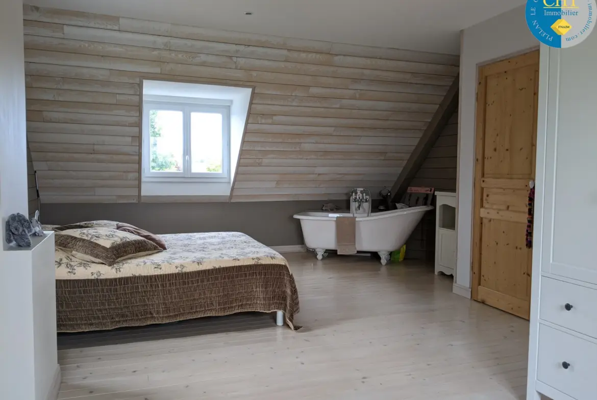 À vendre : Maison en bois écologique à Porcaro avec 4 chambres 