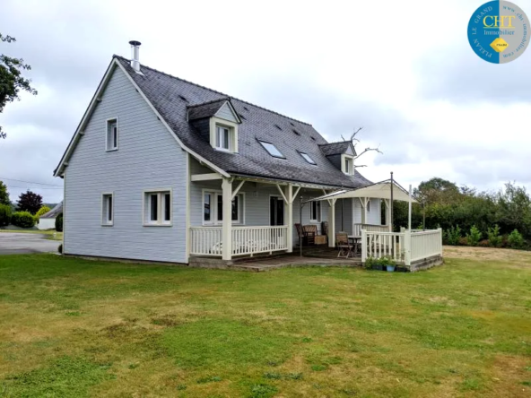 À Porcaro, maison en bois à vendre avec 4 chambres et vue dégagée