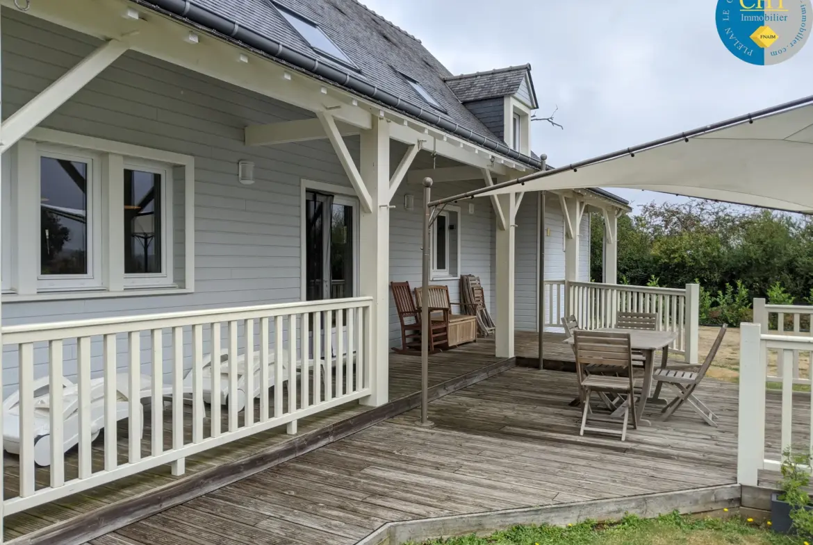 À vendre : Maison en bois écologique à Porcaro avec 4 chambres 