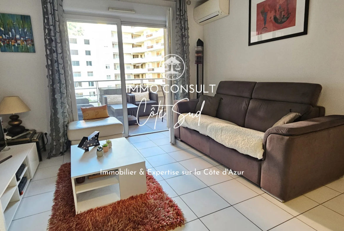 Appartement 2 pièces de 39,54 m² à Nice avec terrasse et garage 