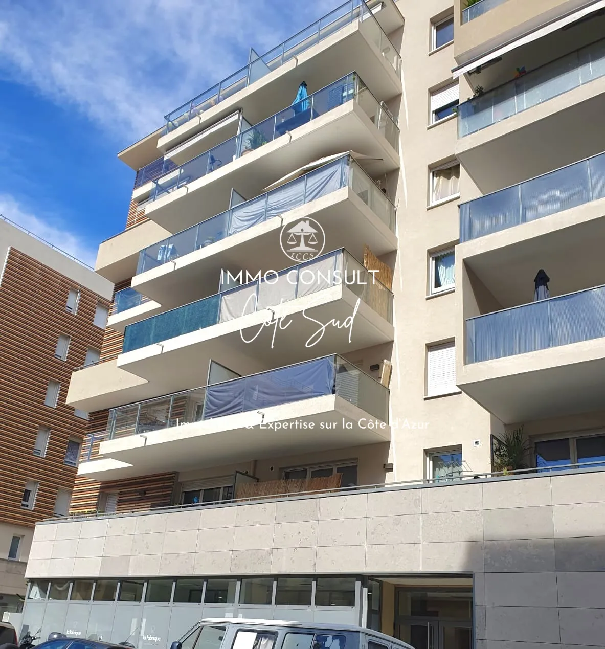 Studio récent à Nice Nord, 30,12 m² avec terrasse 