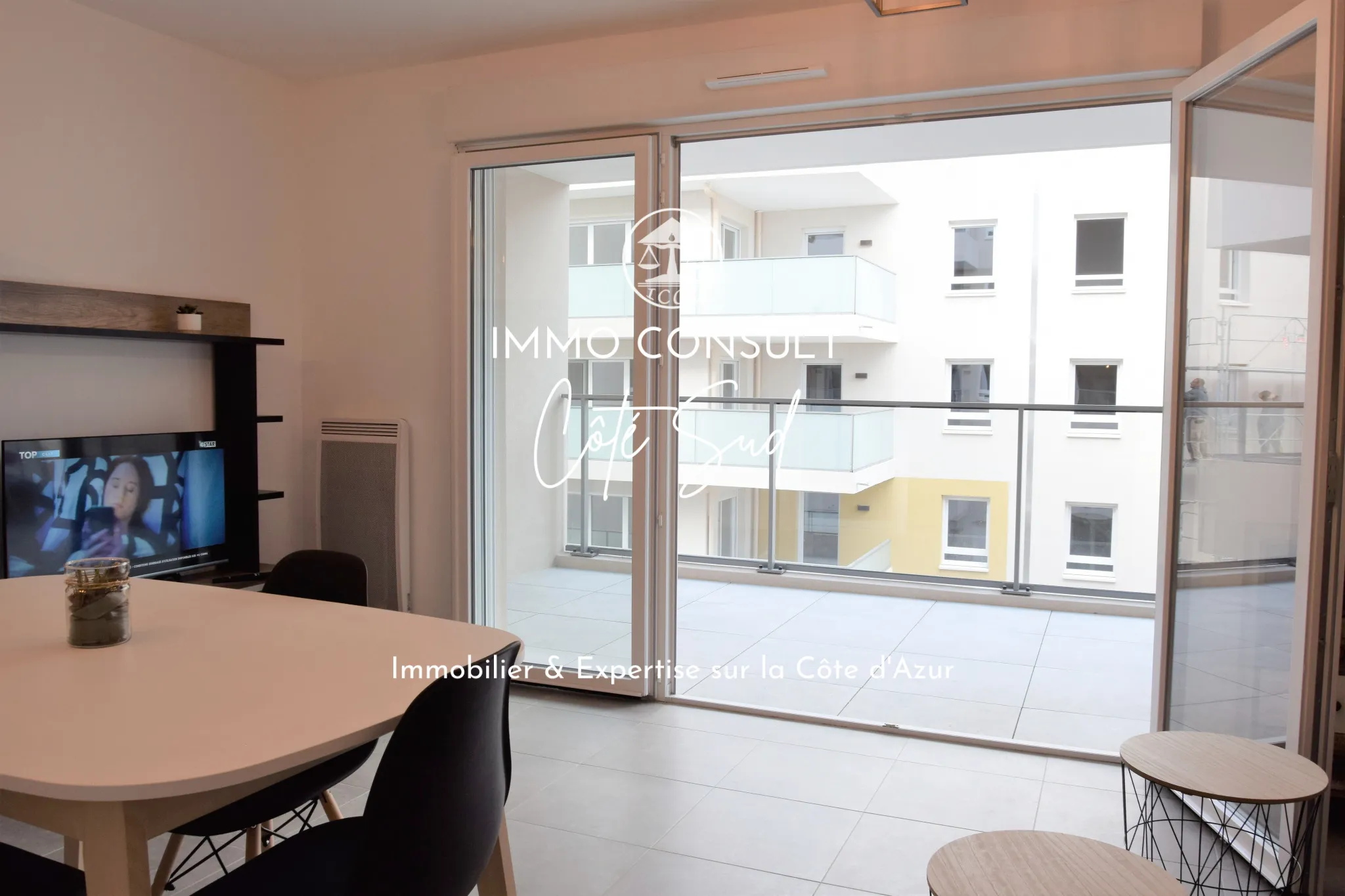 Studio récent à Nice Nord, 30,12 m² avec terrasse 