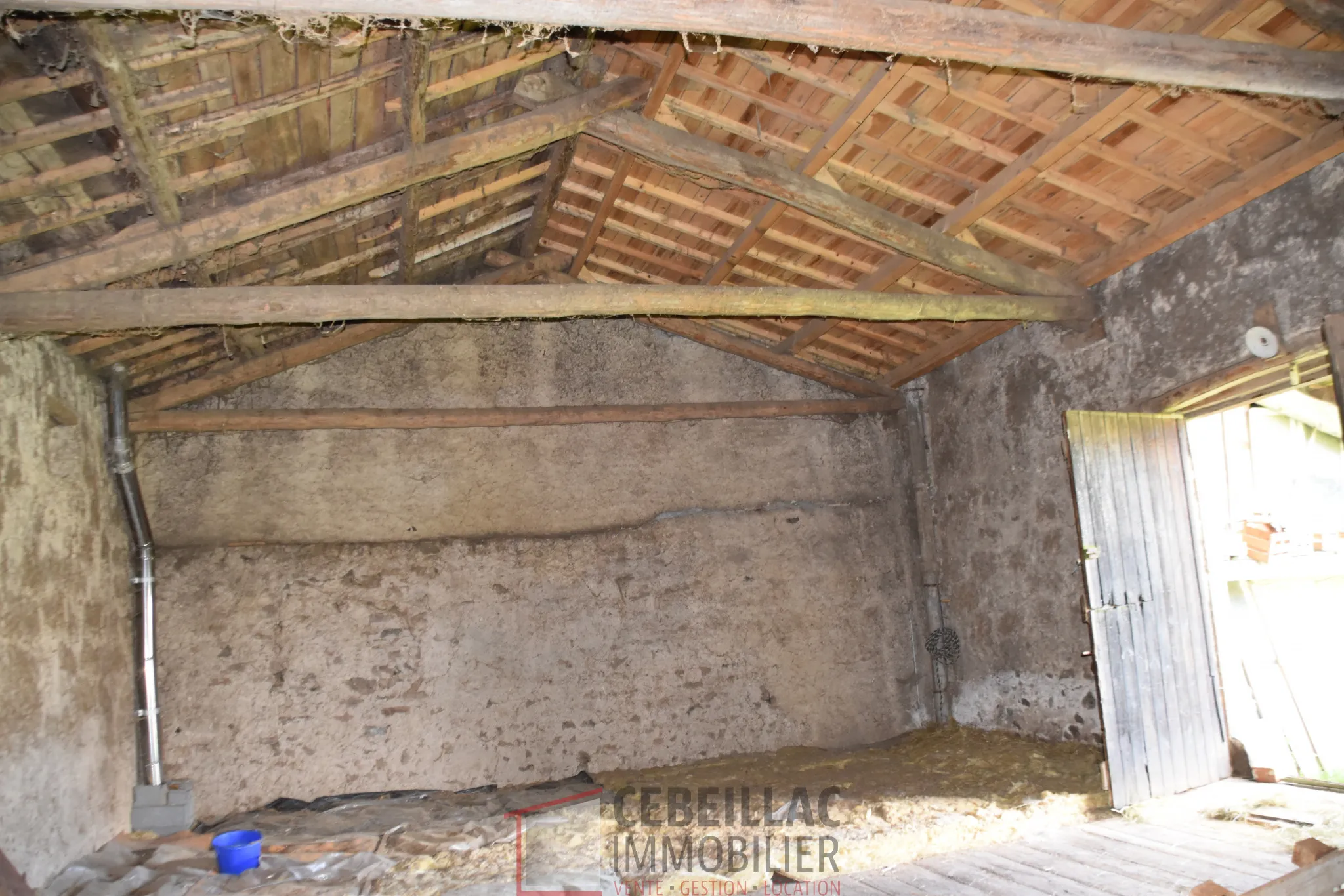 Ancien corps de ferme avec habitation et dépendances à vendre à Monlet 