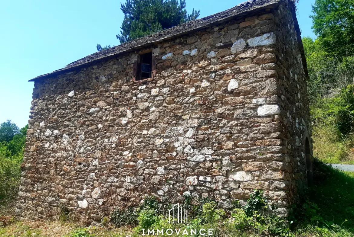 Maison de vigne à vendre avec terrain sur les hauteurs des Raspes du Tarn 