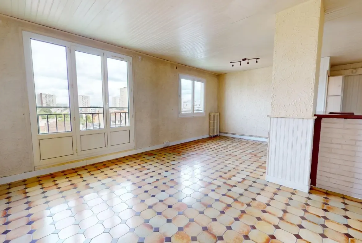 Appartement F4 lumineux de 60 m2 à Drancy 