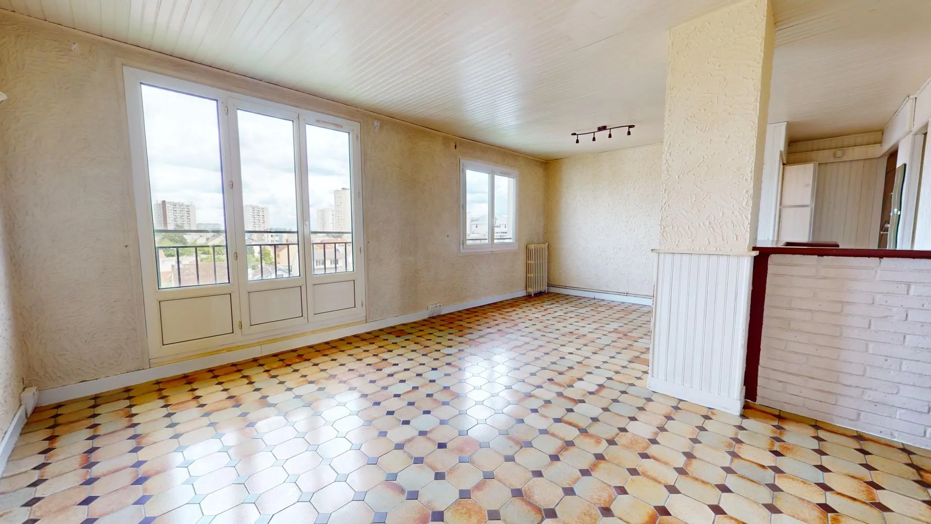 Appartement F4 lumineux de 60 m2 à Drancy 