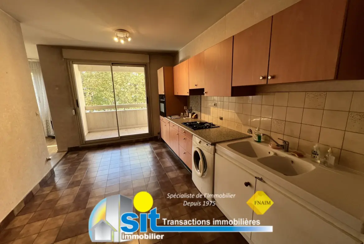 À vendre : Appartement T4 lumineux avec vue sur le Rhône à Vienne 