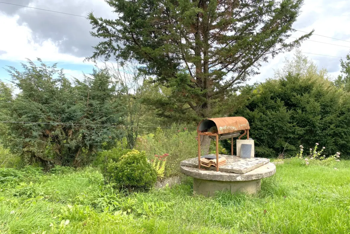 Maison de Plain-Pied à La Réole - 105 m² avec Grange et Terrain Arboré 