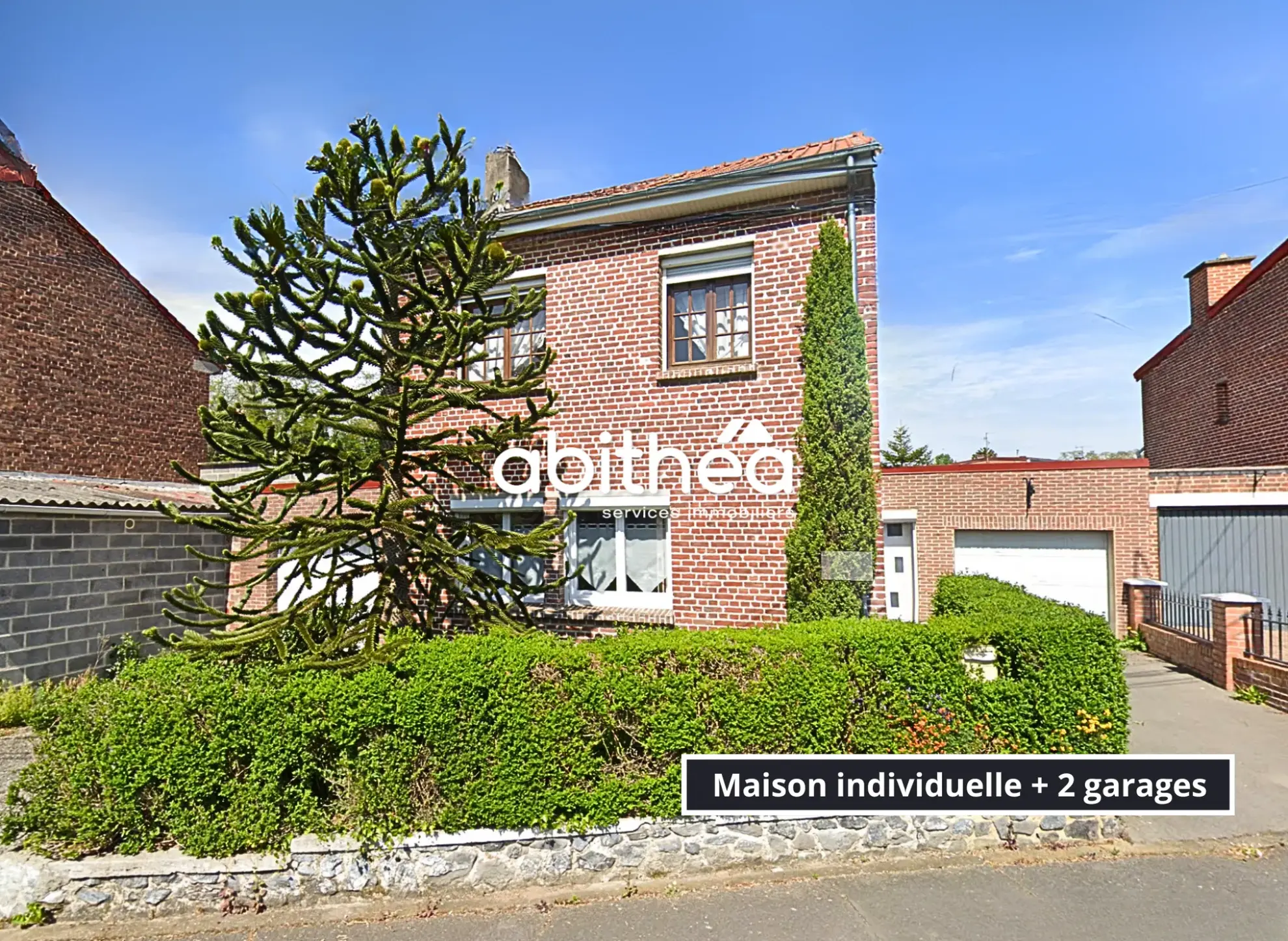 Maison individuelle 82 m² avec jardin et garages à Fouquières-les-Lens 