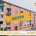 Appartement 58m2 au 3ème étage à Privas, vendu loué