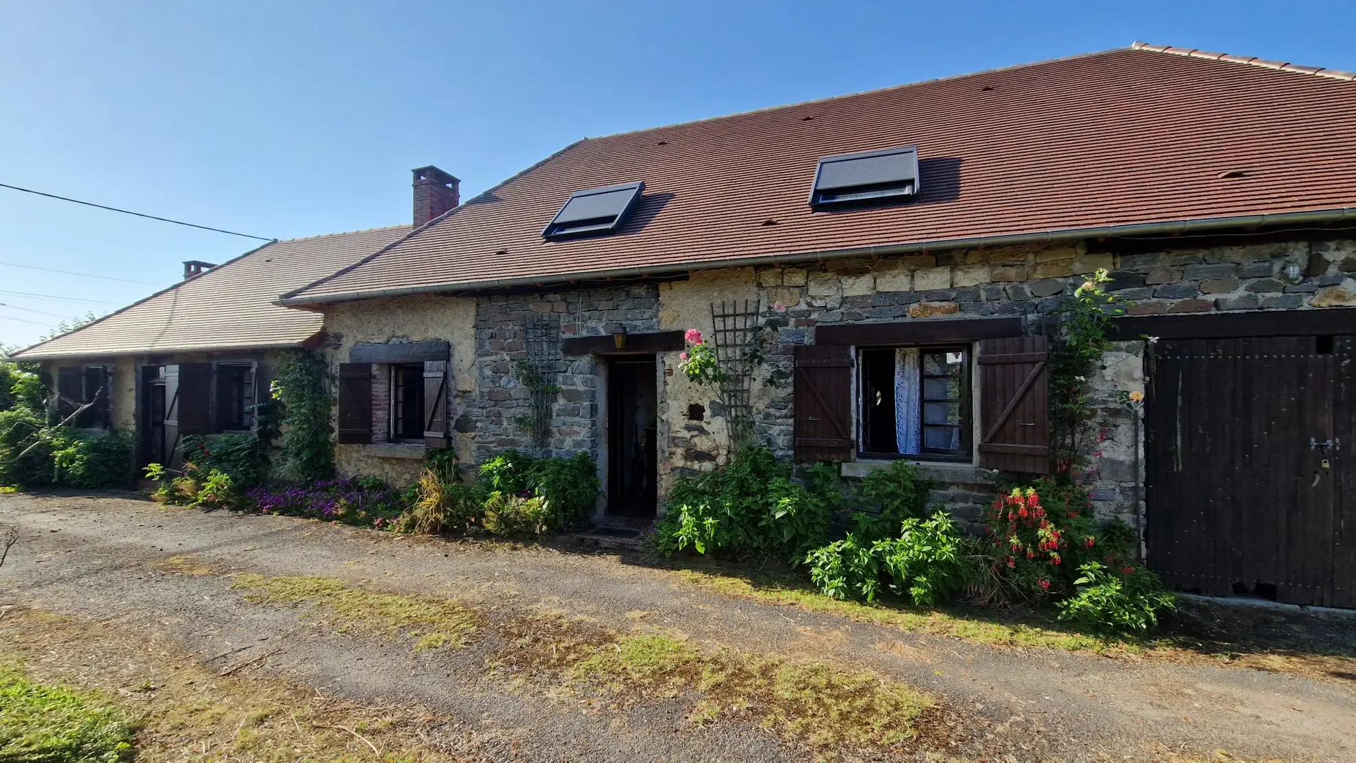 Longère à vendre à Arnac-Pompadour sur 3000 m² de parc 