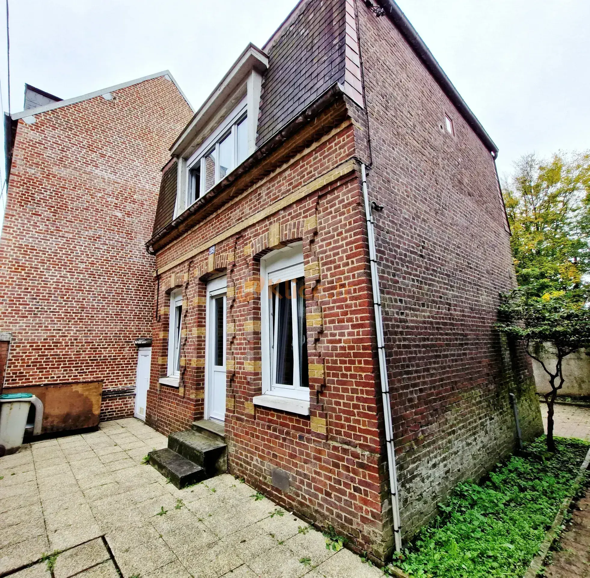 Charmante maison de ville en briques proche de la mer à Dieppe 