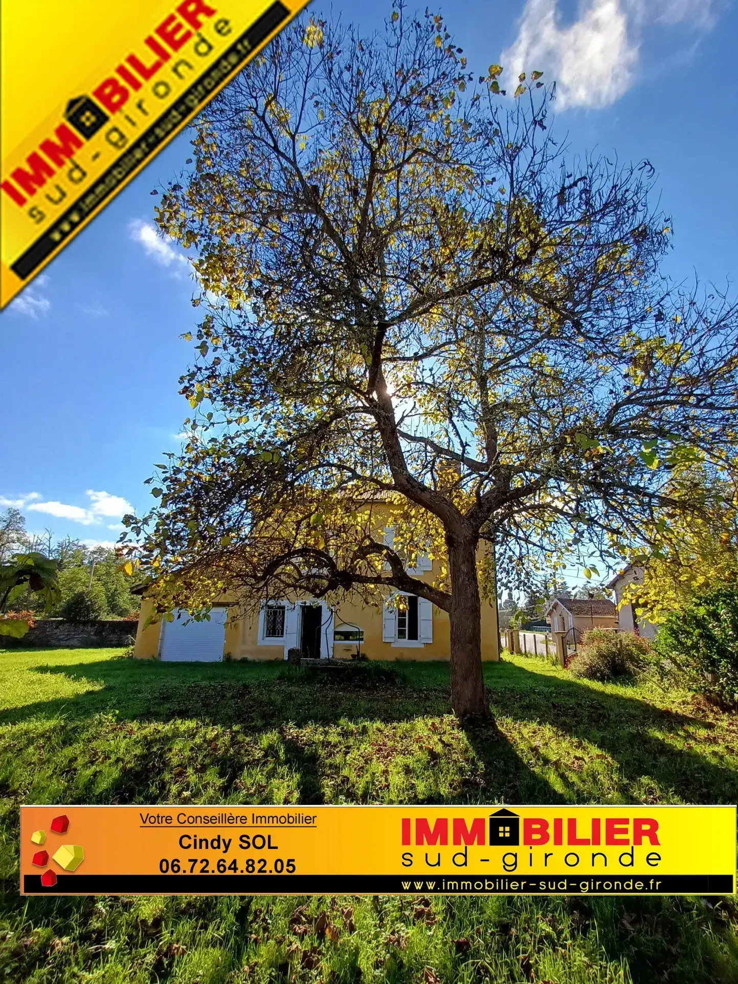 Maison de maître au cœur d'un village à Bazas 