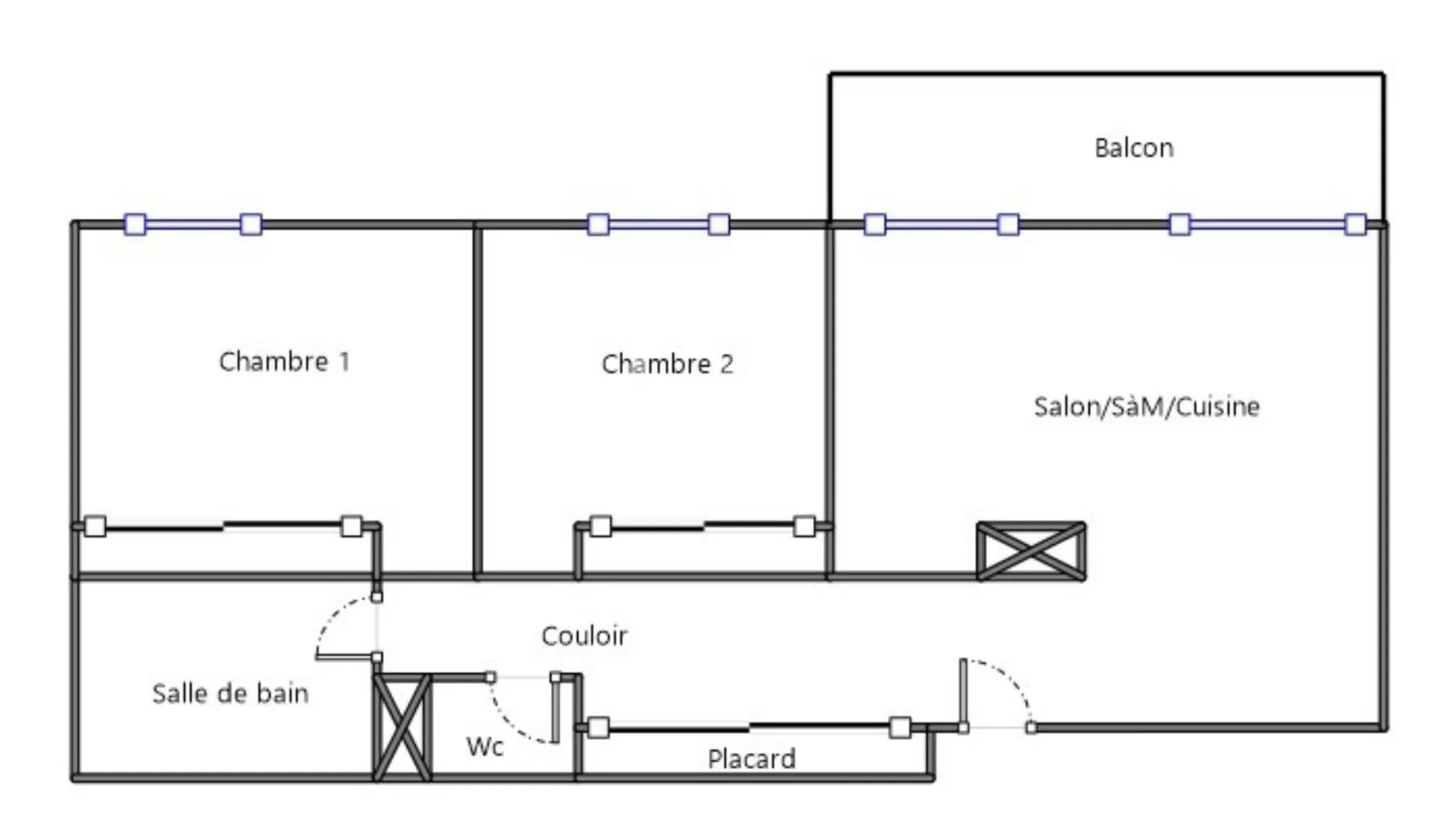 Superbe appartement T3 de 66 m² avec garage à Mérignac (33700) 