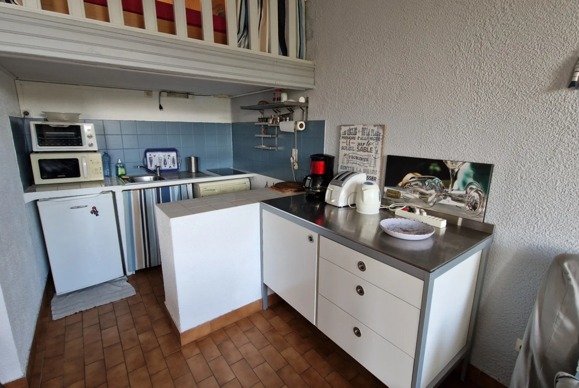 Joli studio de 30,75 m² avec vue sur le port à Port Vendres 