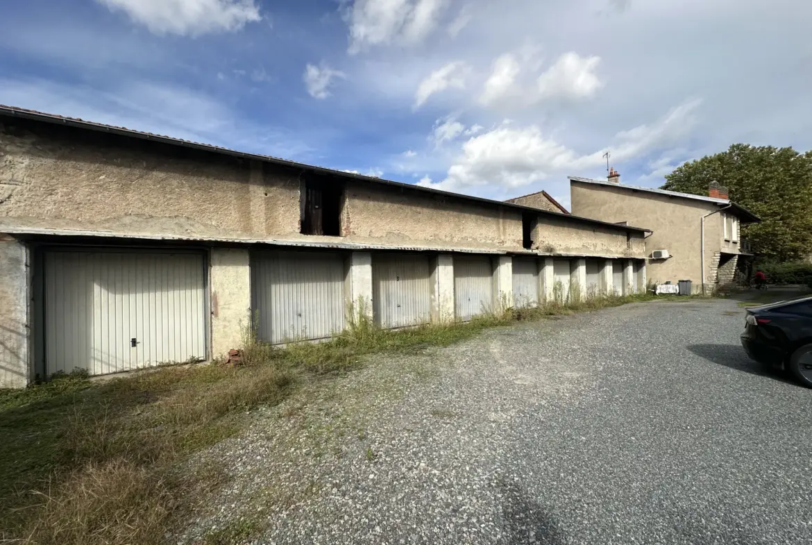 Ensemble immobilier à vendre à Gannat avec maisons et garages 