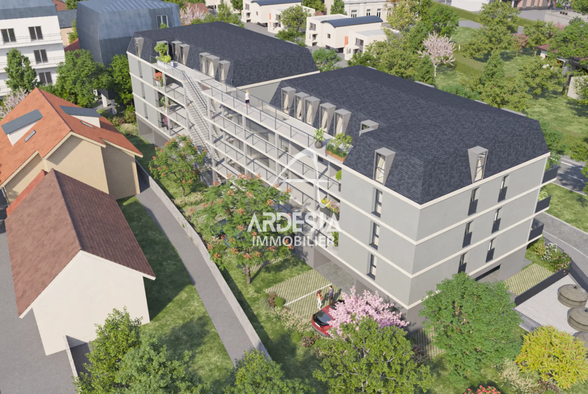 Grand studio à vendre à Aix-Les-Bains - 36,93 m² avec parking 