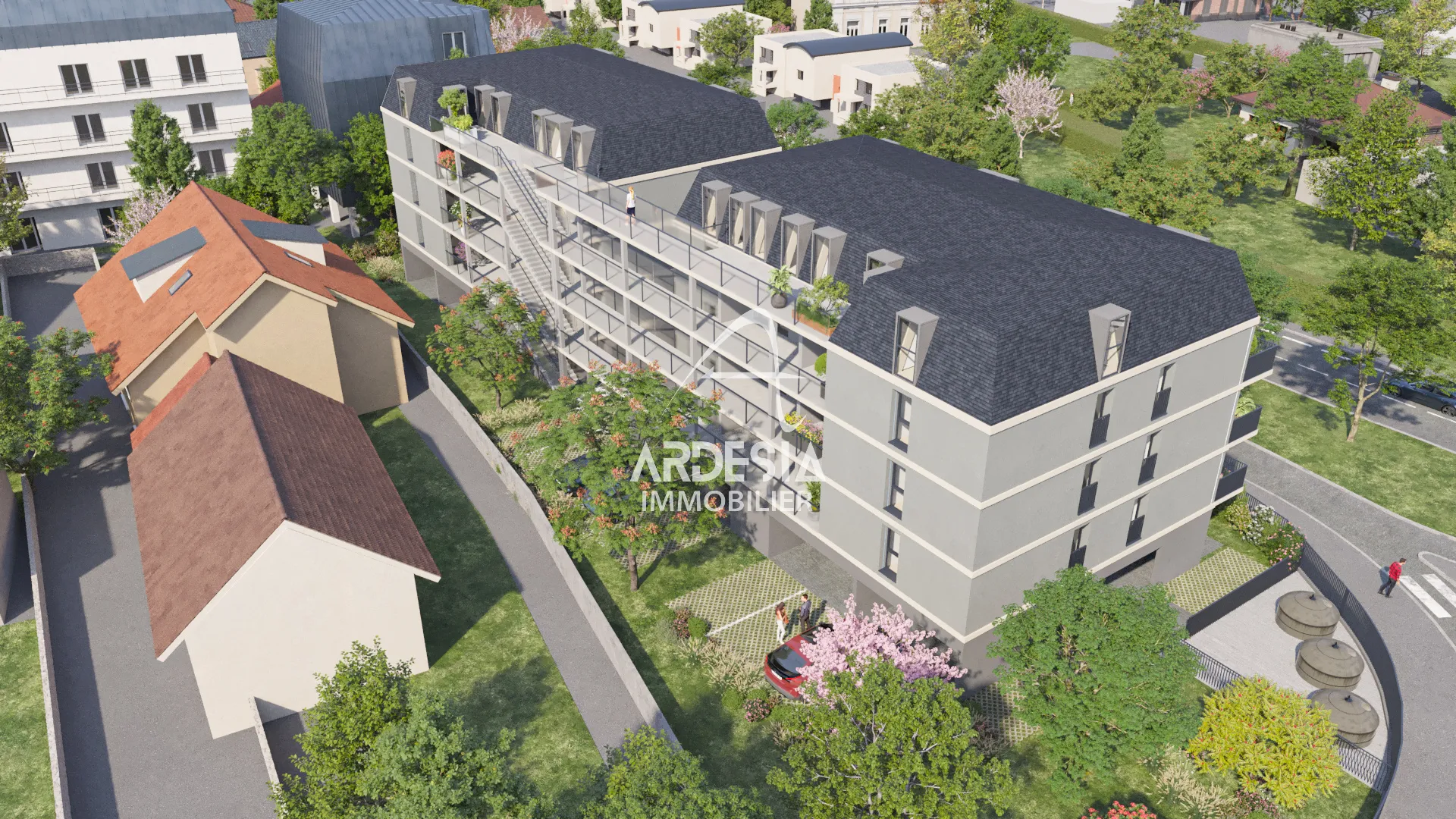 Grand studio à vendre à Aix-Les-Bains - 36,93 m² avec parking 