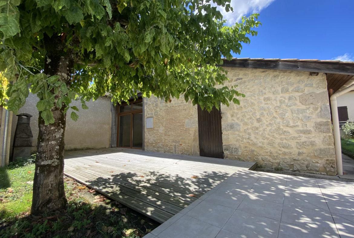 Maison en pierre de 136 m² avec piscine à Bernos-Beaulac 