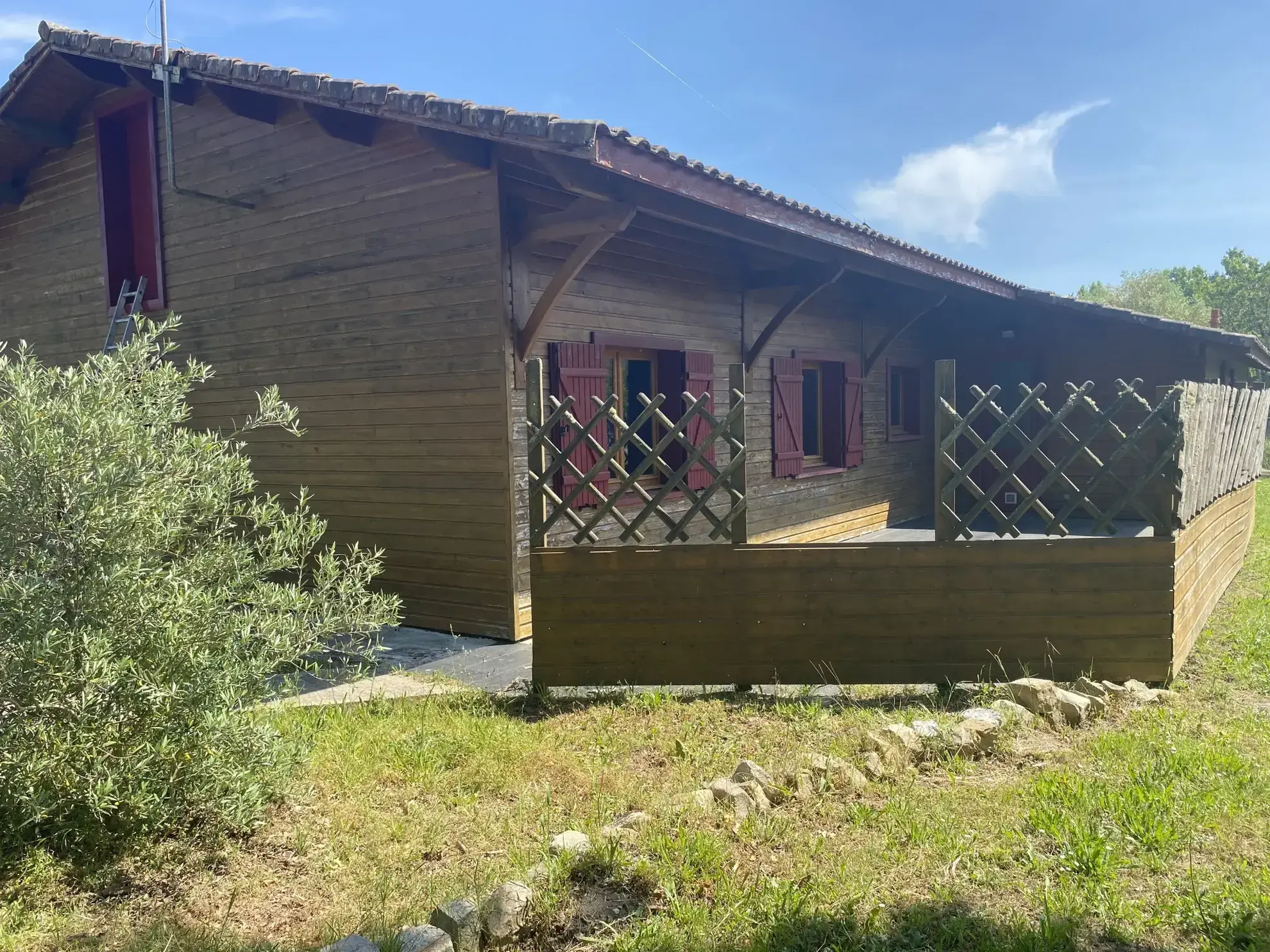 Maison en bois à vendre à Hostens - 4 chambres 