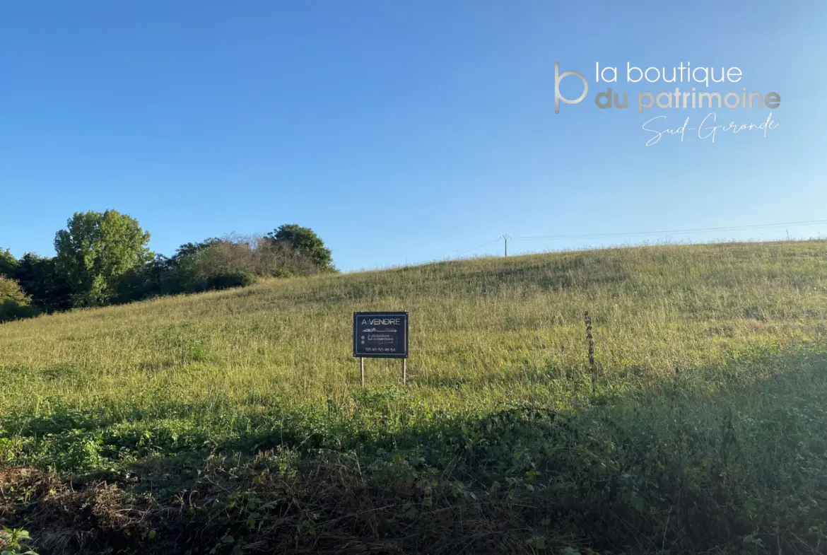 Terrain libre de constructeur à Savignac - 1250 m² 